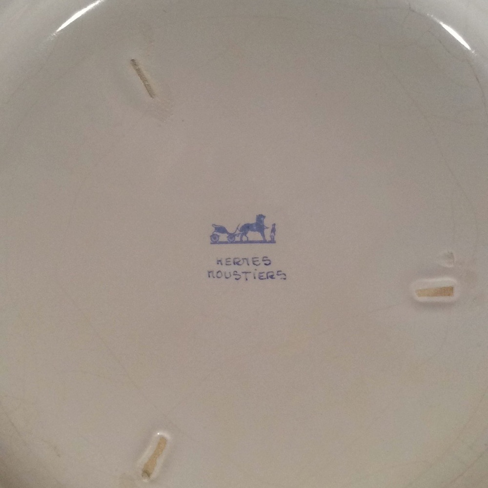 🇫🇷 AUTH./VINTAGE, “HERMES” DECORATIVE PLATE - Picture 2 of 5